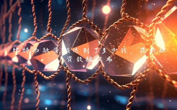 比特币融资额达到了多少钱，最新融资数据公布