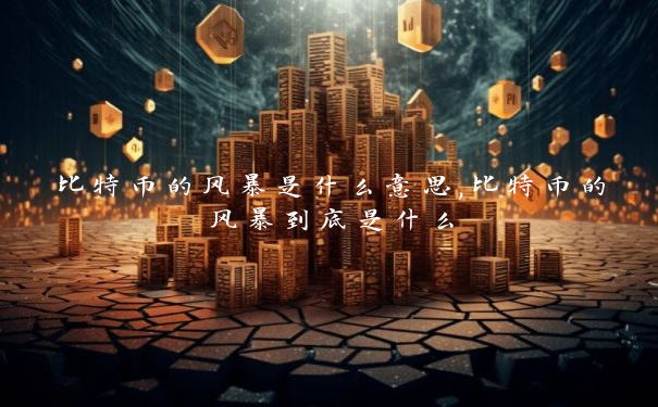 比特币的风暴是什么意思,比特币的风暴到底是什么